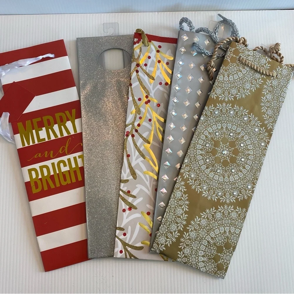 20 PCs  Wine Bottle Gift Bags with Handles for Wedding, Birthday, House …
